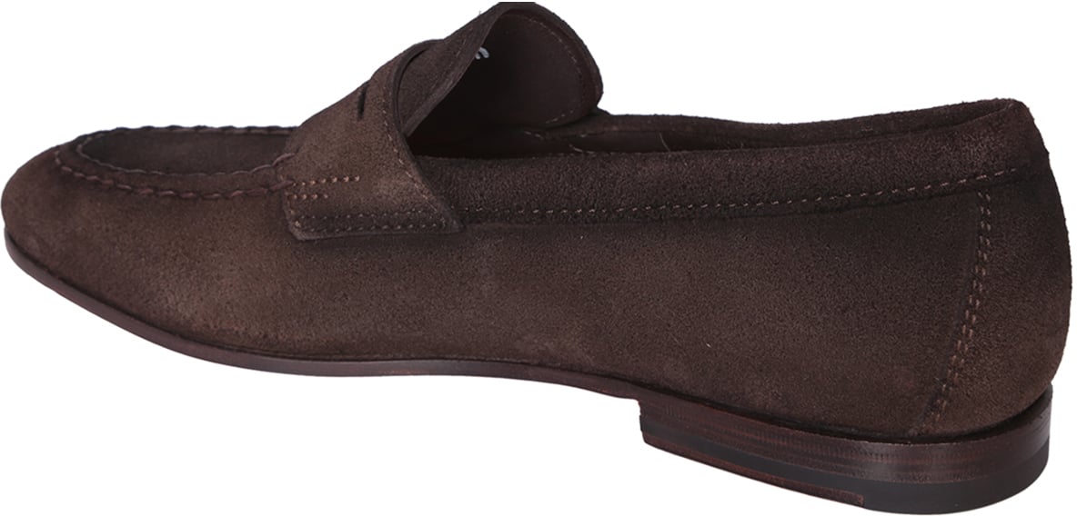 Santoni SANTONI Brown Loafers Bruin