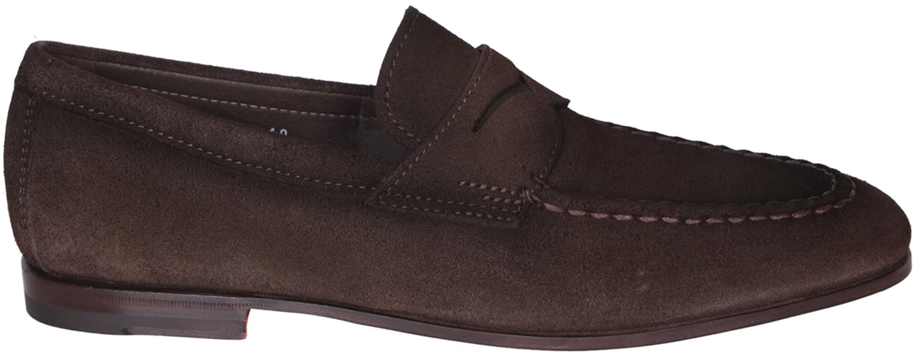 Santoni SANTONI Brown Loafers Bruin