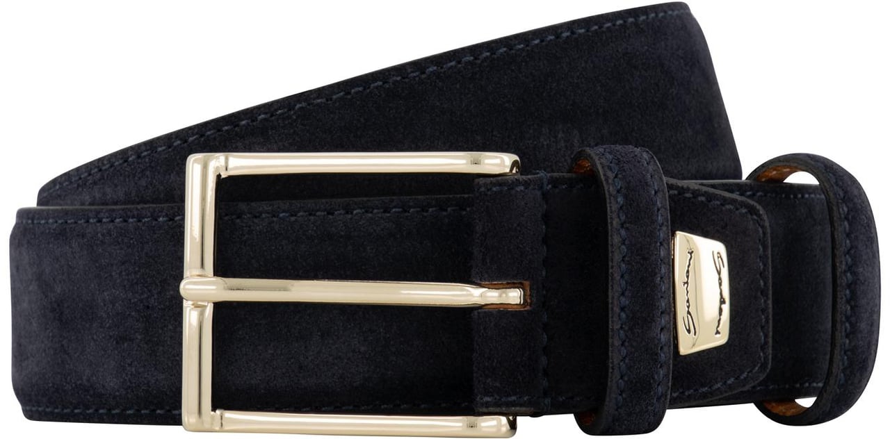 Santoni Belt Blauw