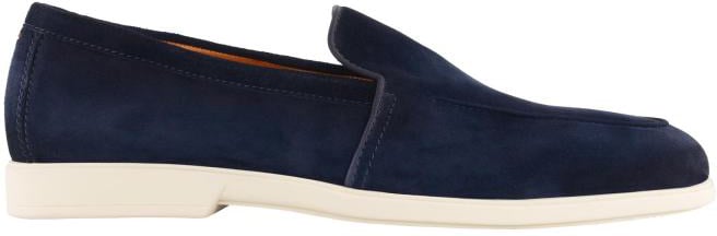 Santoni Malibu Loafer Blauw
