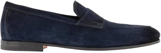 Santoni Carlos Loafer Blauw