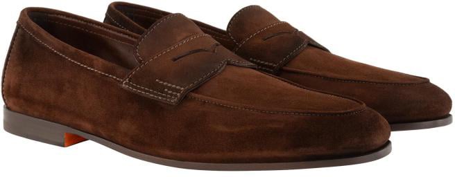 Santoni Carlos Loafer Bruin