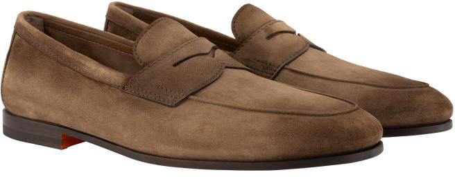 Santoni Carlos Loafer Bruin