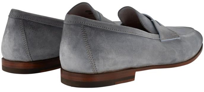 Santoni Carlos Loafer Blauw