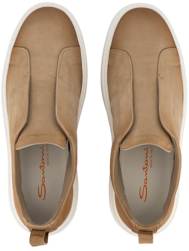 Santoni Victory Sneaker Beige