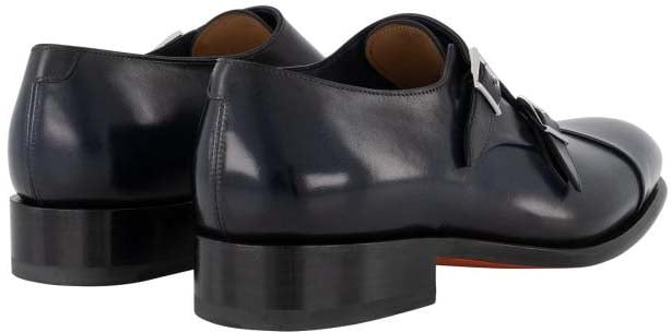 Santoni Double Buckle Goodyear Blauw