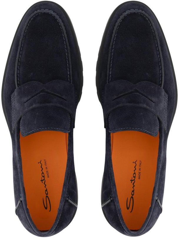 Santoni Rock-lf-seyu Blauw