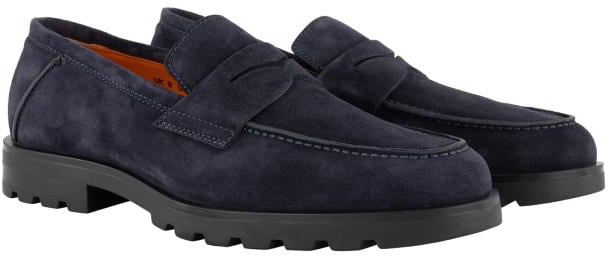 Santoni Rock-lf-seyu Blauw
