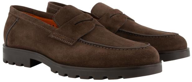 Santoni Rock-lf-seyt Bruin