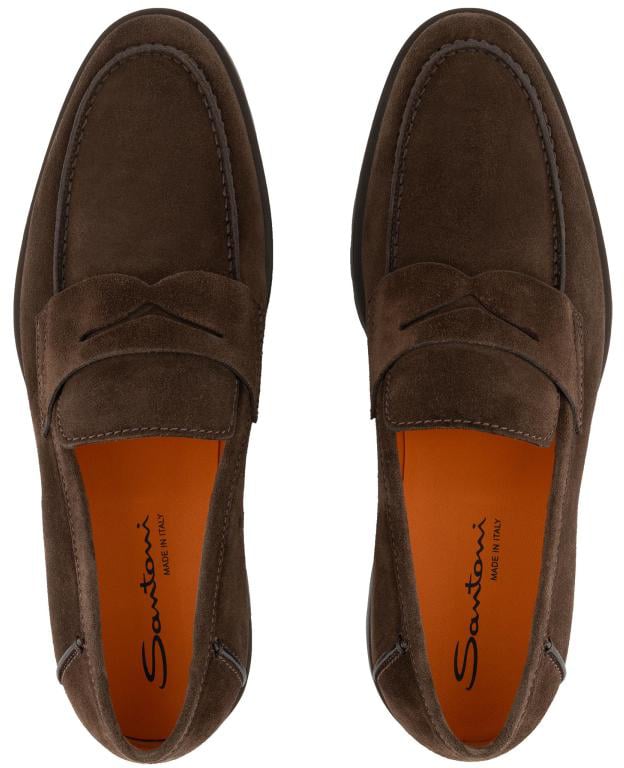 Santoni Rock-lf-seyt Bruin