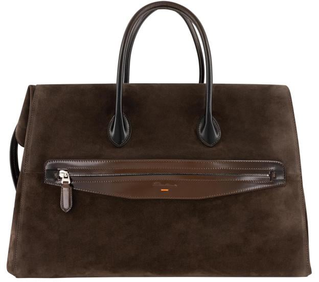 Santoni New Borsone H-bfct Bruin