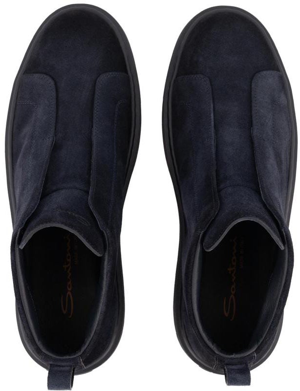 Santoni Victorymid-c-gelu Blauw
