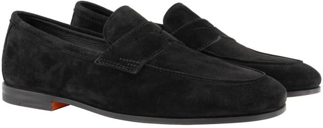 Santoni Carlos Loafer Zwart