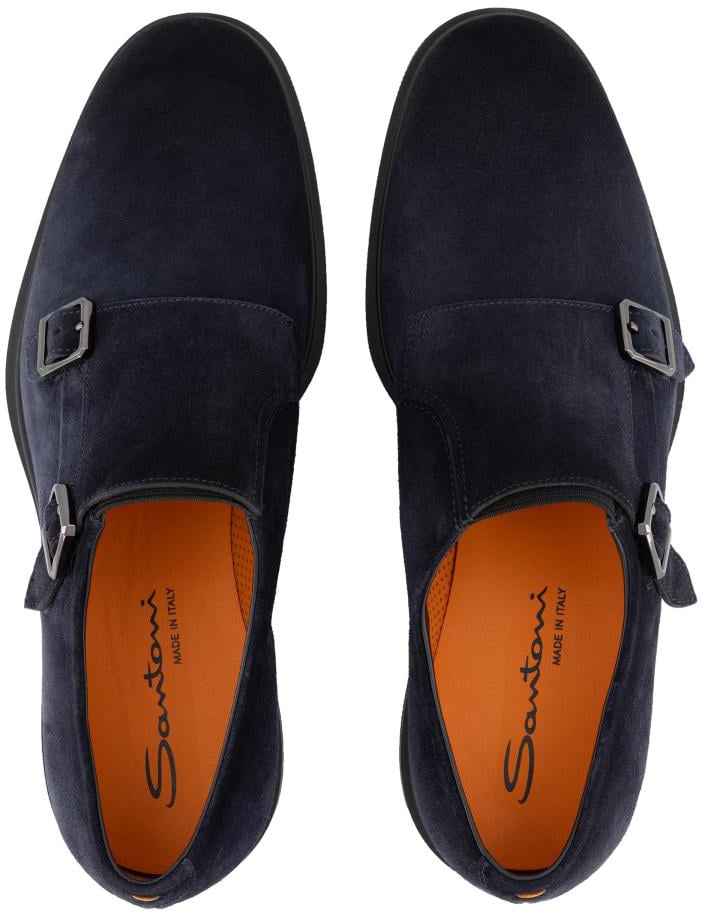 Santoni Easy-onm-gexu Blauw