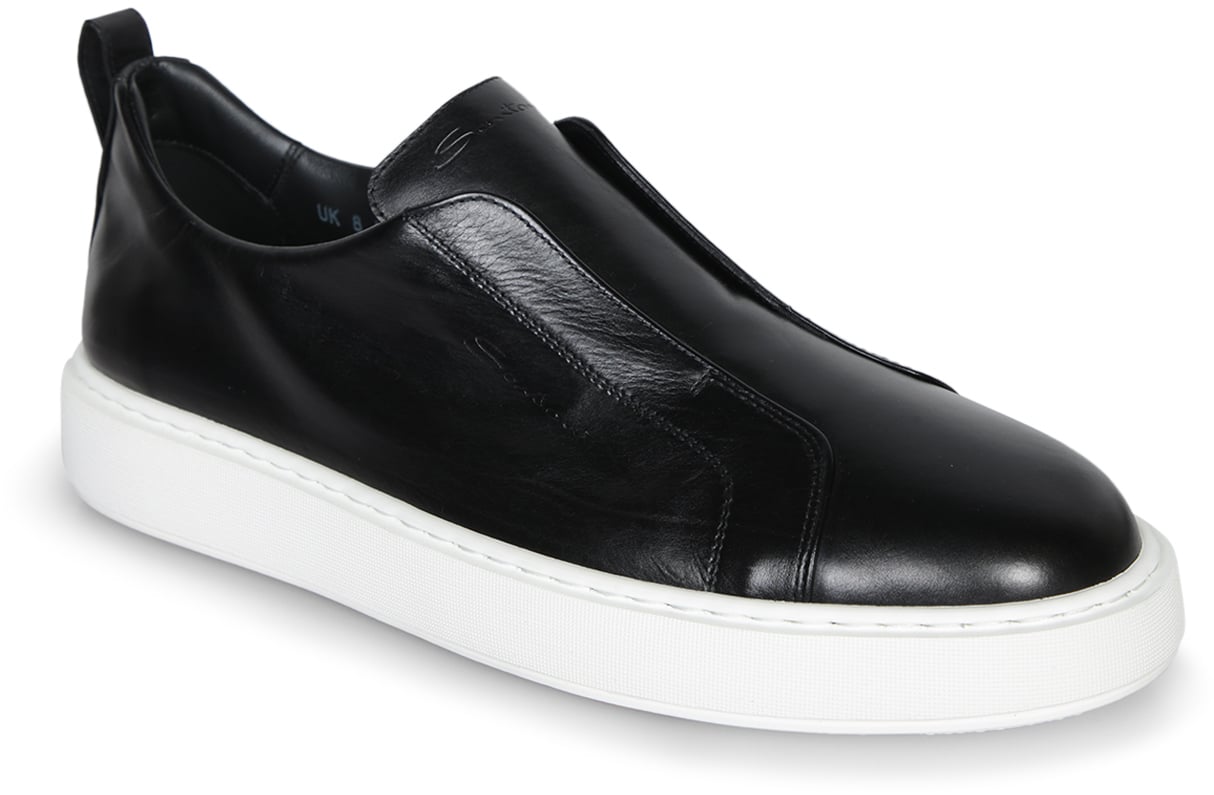 Santoni SANTONI Black Sneakers Zwart