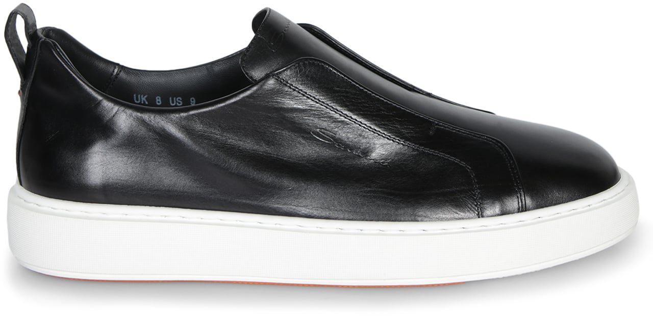 Santoni SANTONI Black Sneakers Zwart