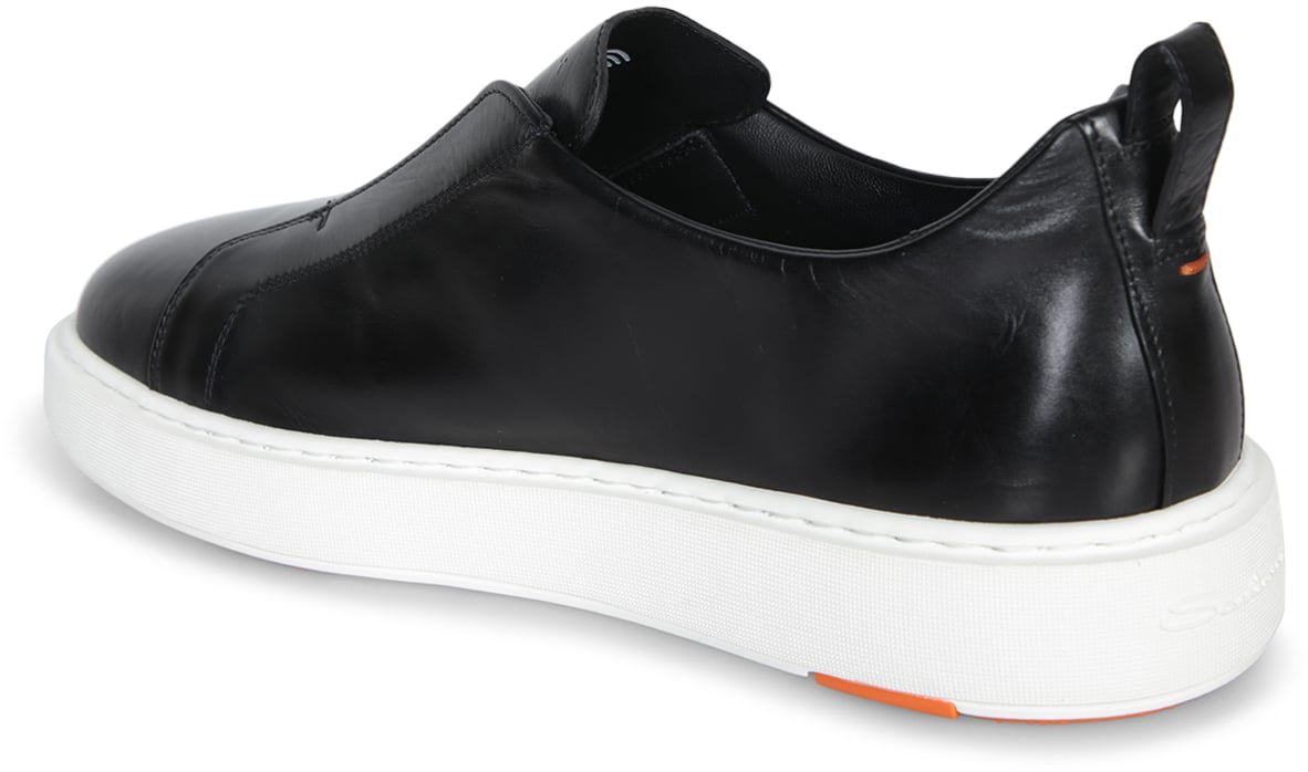 Santoni SANTONI Black Sneakers Zwart