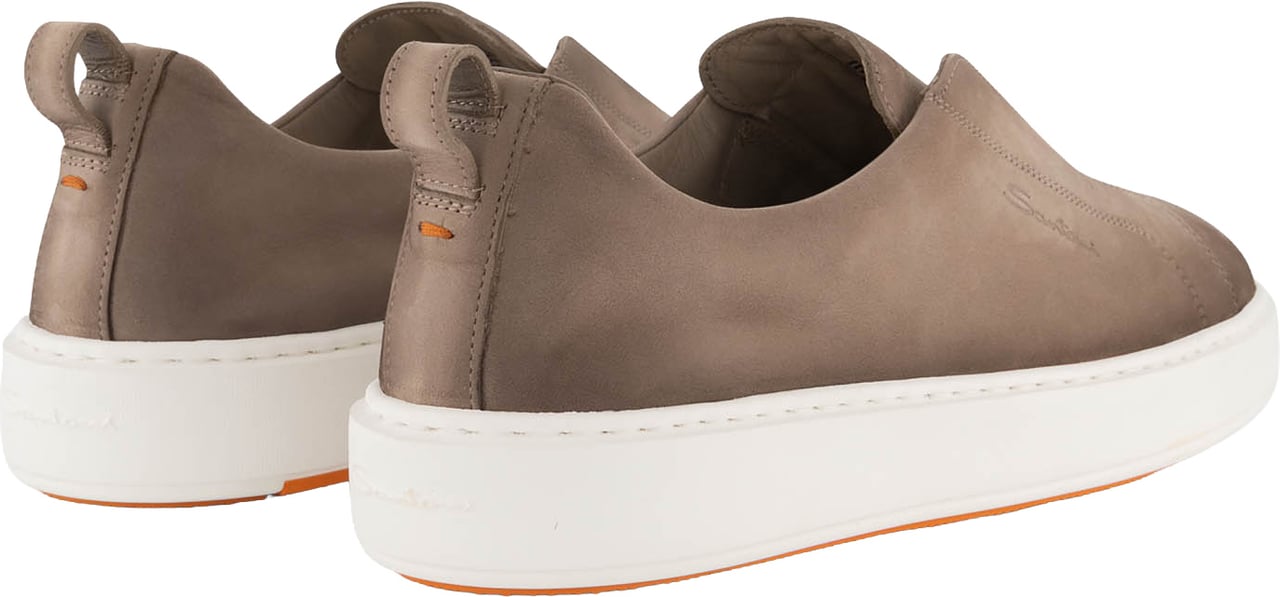 Santoni Victory Sneakers Van Nubuck Beige