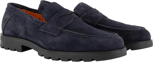 Santoni Rock-lf-seyu Blauw