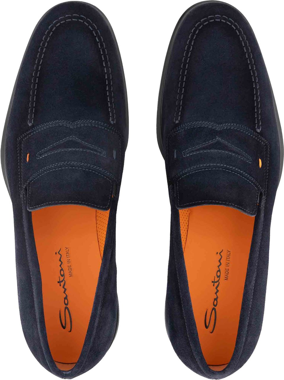 Santoni Easyloafer-gexu Blauw