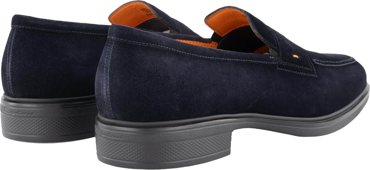 Santoni Easyloafer-gexu Blauw