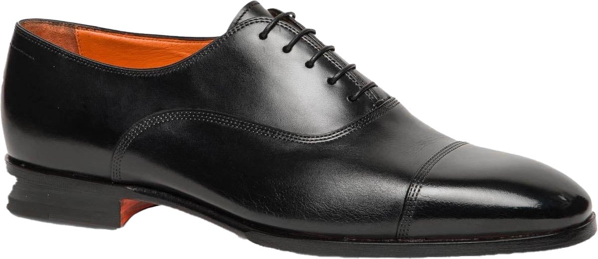 Santoni Heren Archie Zwart