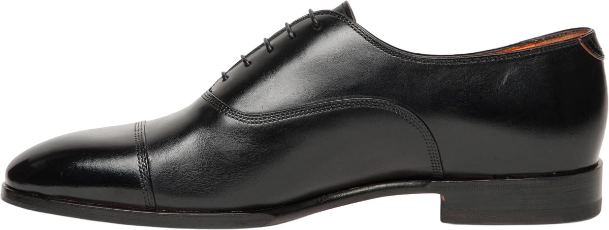 Santoni Heren Archie Zwart