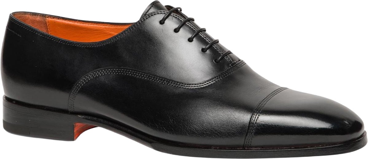 Santoni Heren Archie Zwart