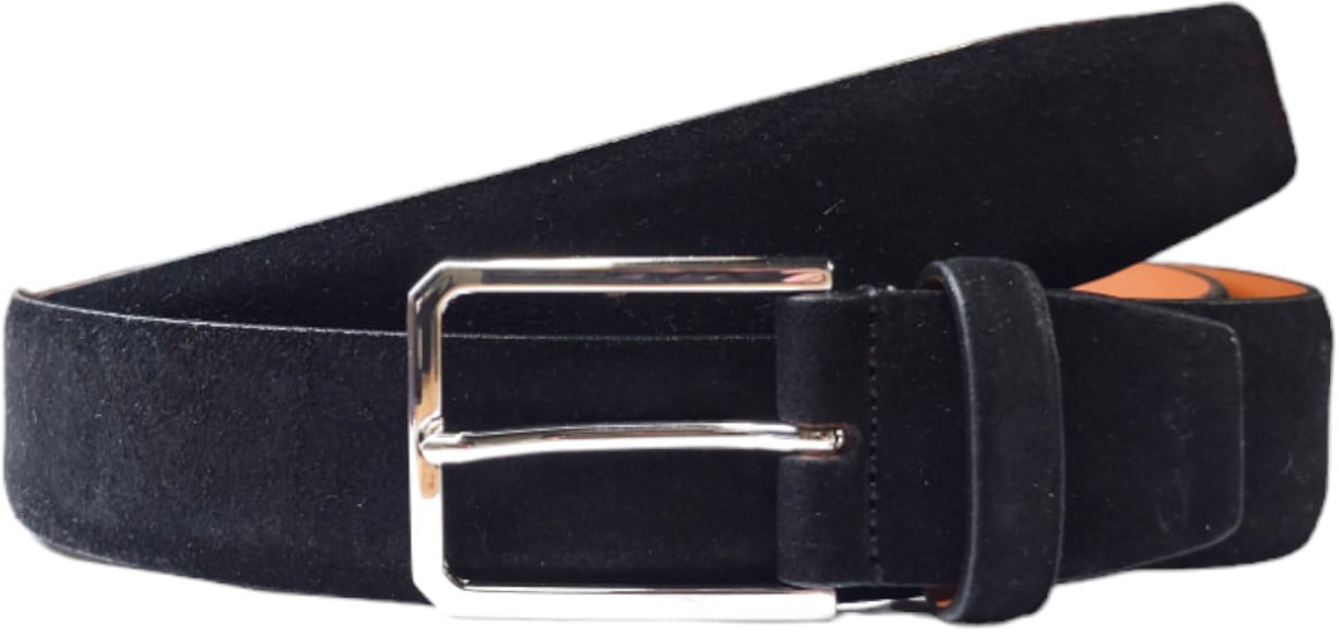 Santoni Riemen Zwart Zwart