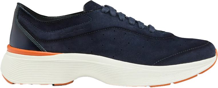 Santoni Sneakers Blue Blauw