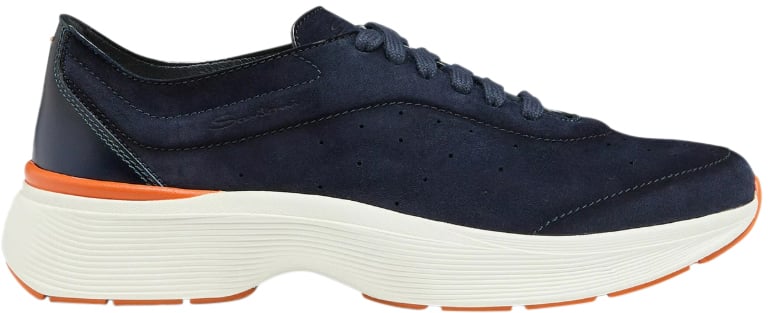 Santoni Sneakers Blue Blauw