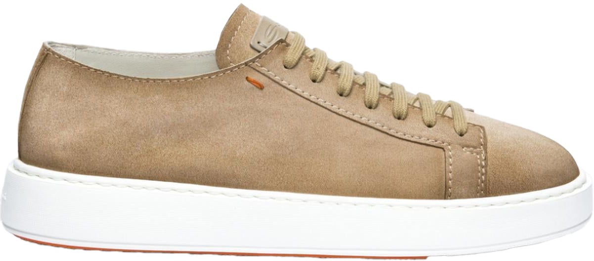 Santoni Heren Biking Sneaker Beige
