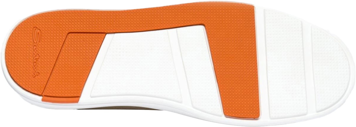 Santoni Heren Biking Sneaker Beige