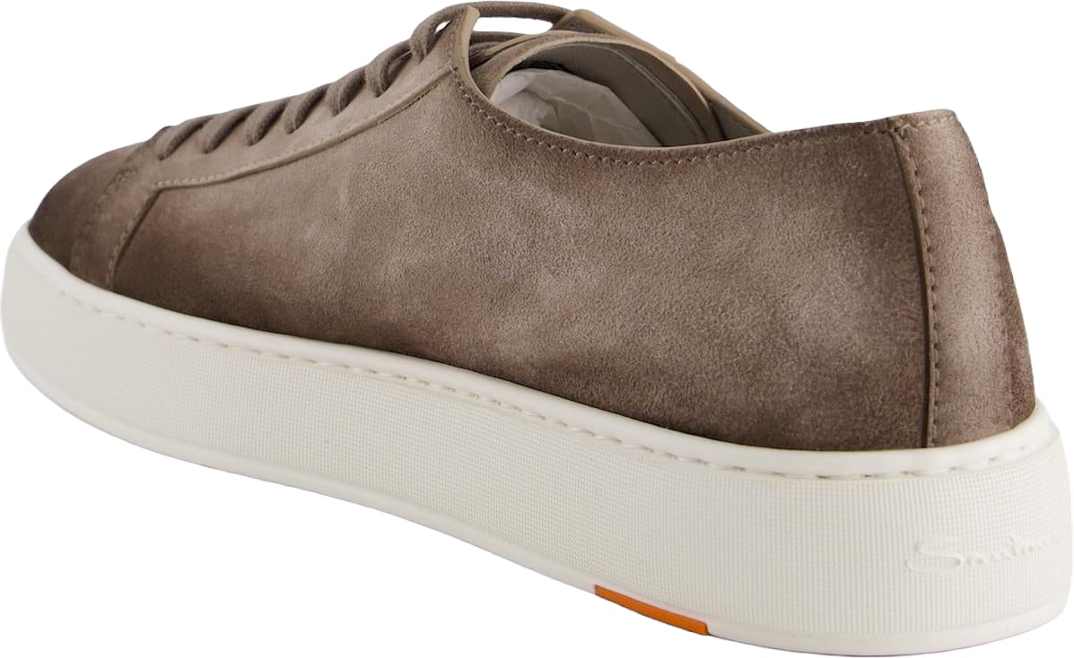 Santoni Heren Damps Sneaker Beige
