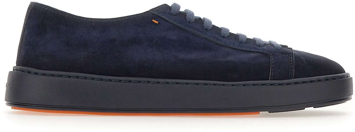 Santoni Sneakers Blue Blauw