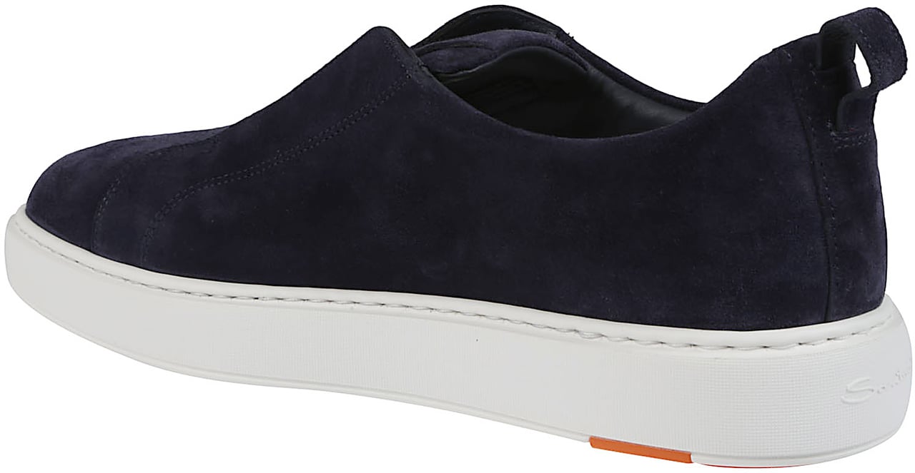 Santoni Victor Sneakers Blue Blauw