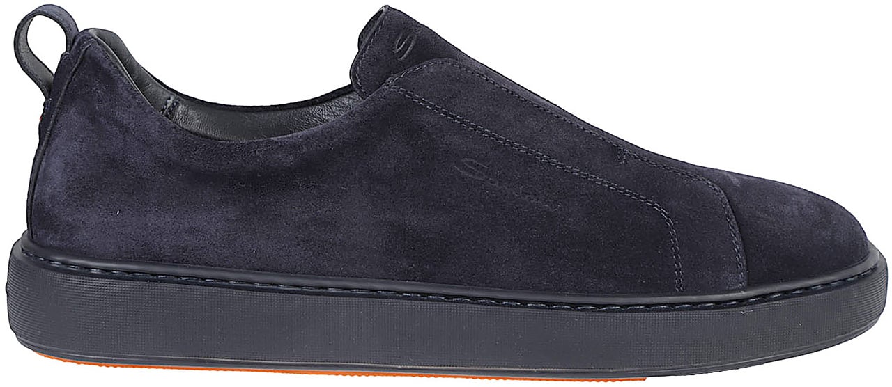 Santoni Victory 17 Slip On Sneakers Blue Blauw