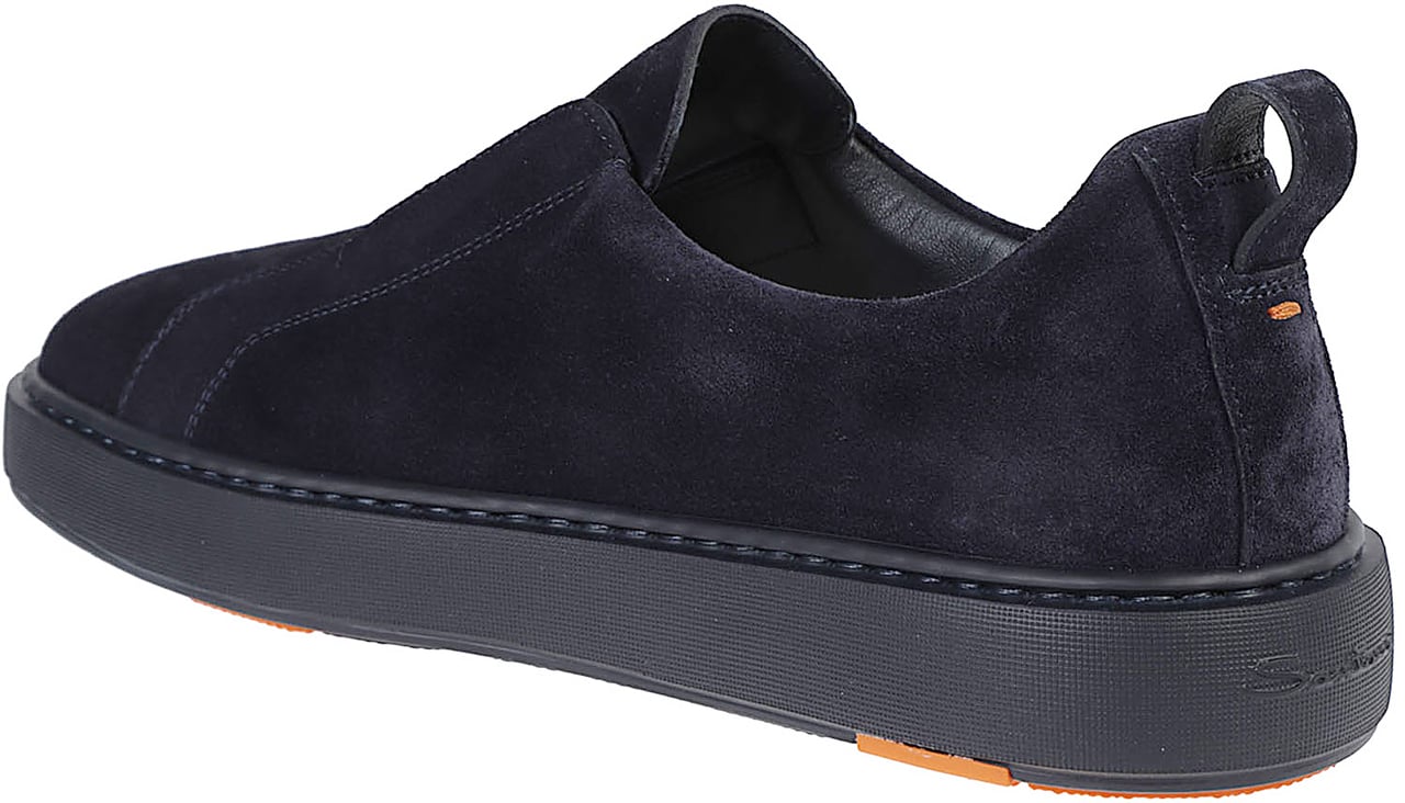 Santoni Victory 17 Slip On Sneakers Blue Blauw