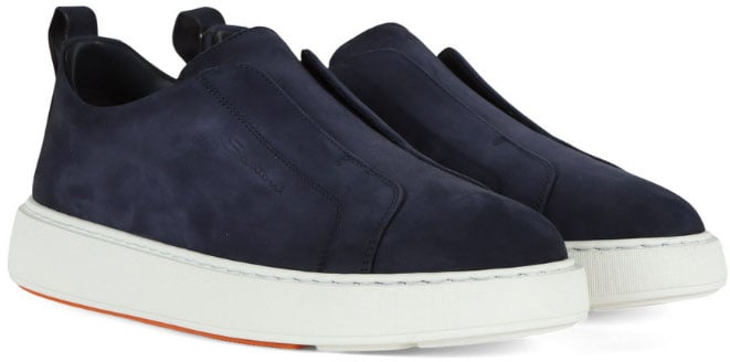 Santoni Sneakers Blue Navy