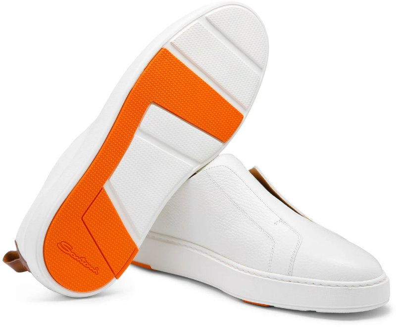 Santoni Sneakers White Wit