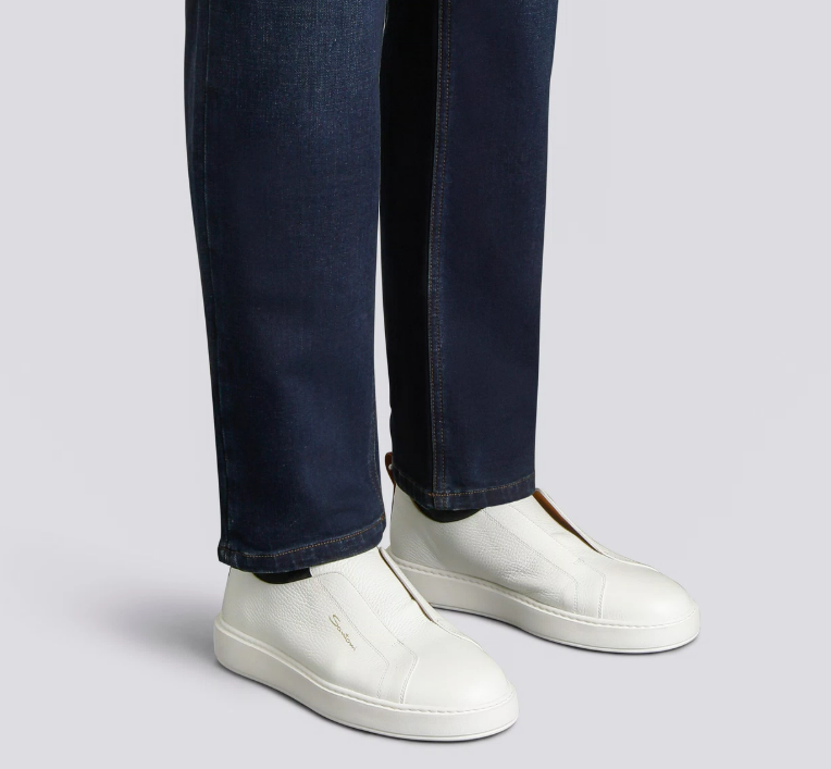 Santoni Sneakers White Wit