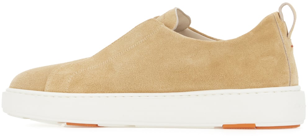 Santoni Santoni Beige suede slip ons Beige