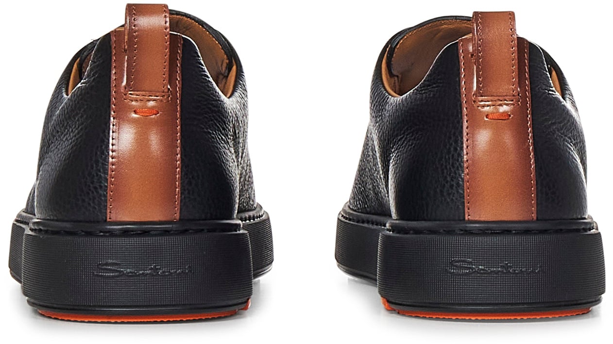 Santoni Santoni Sneakers Black Zwart