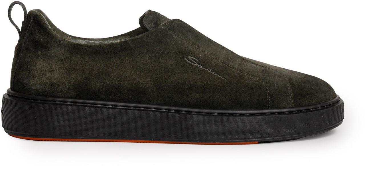 Santoni Sneakers Green Groen