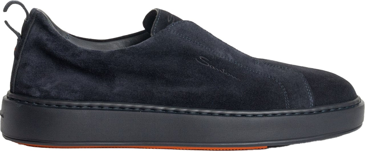 Santoni Sneakers Blue Blauw