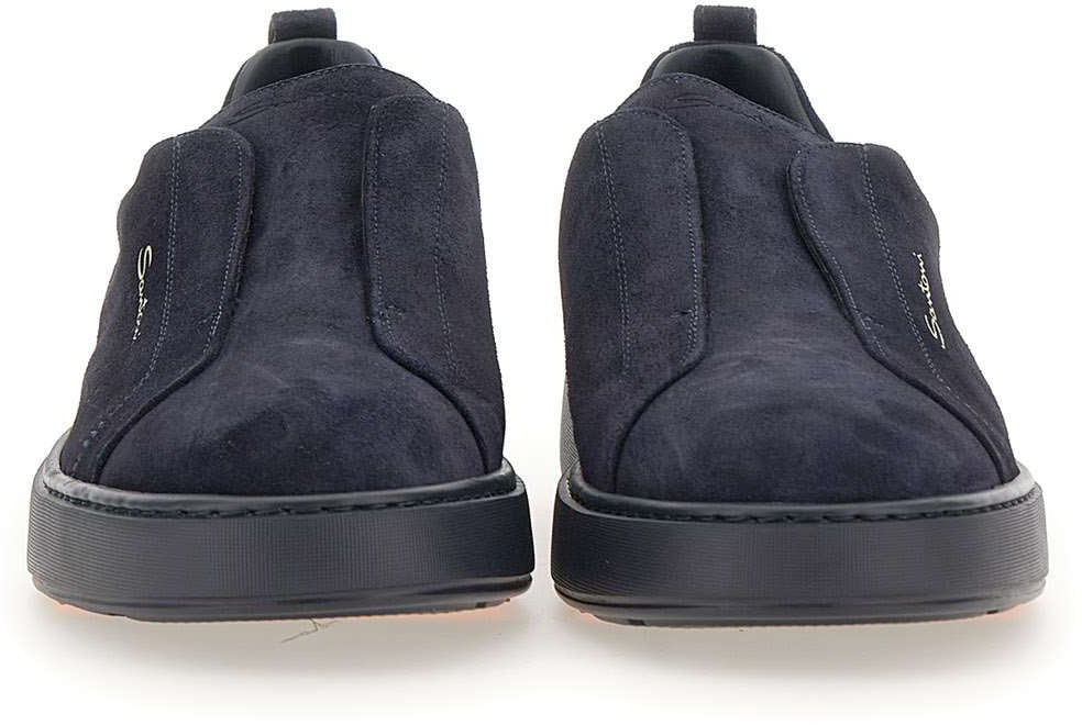 Santoni Sneakers Blue Navy