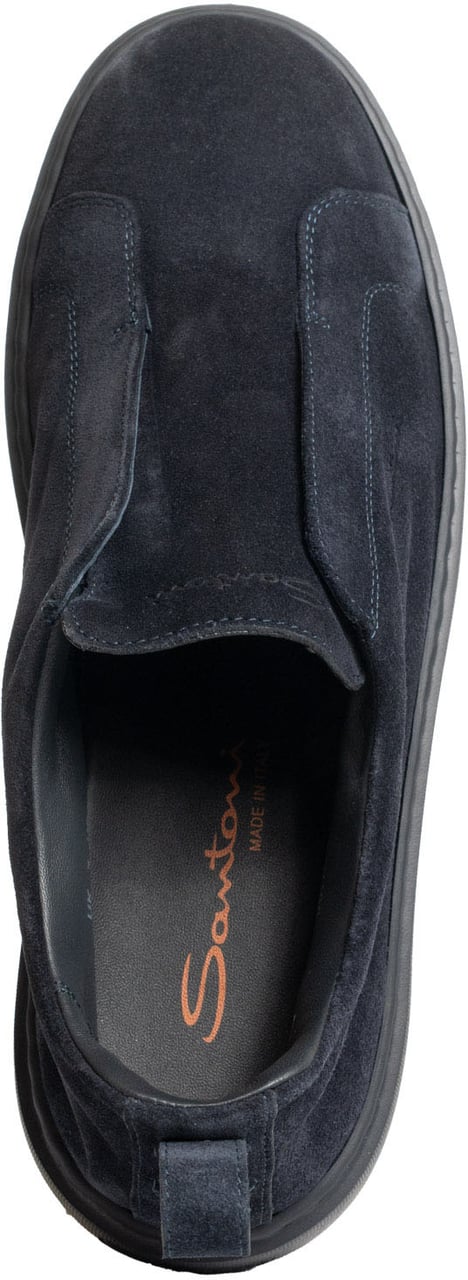 Santoni Sneakers Blue Blauw