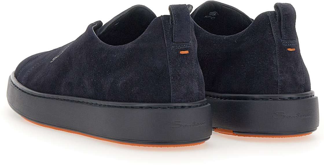 Santoni Sneakers Blue Navy