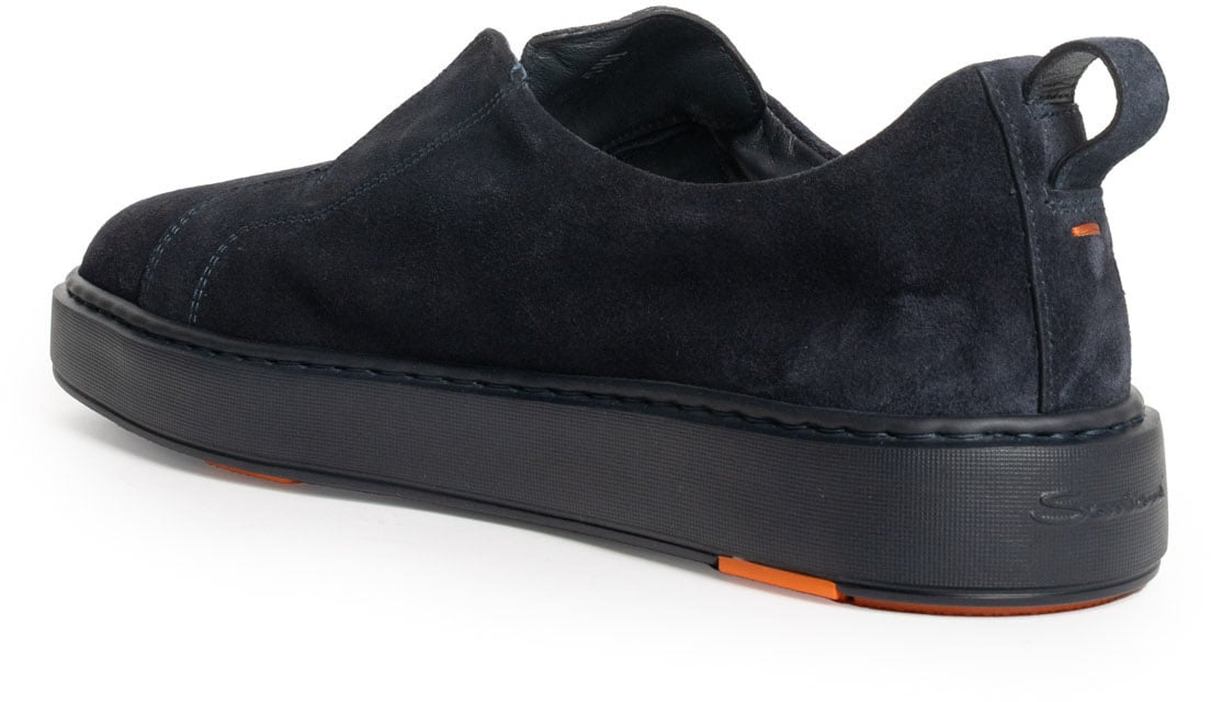 Santoni Sneakers Blue Blauw