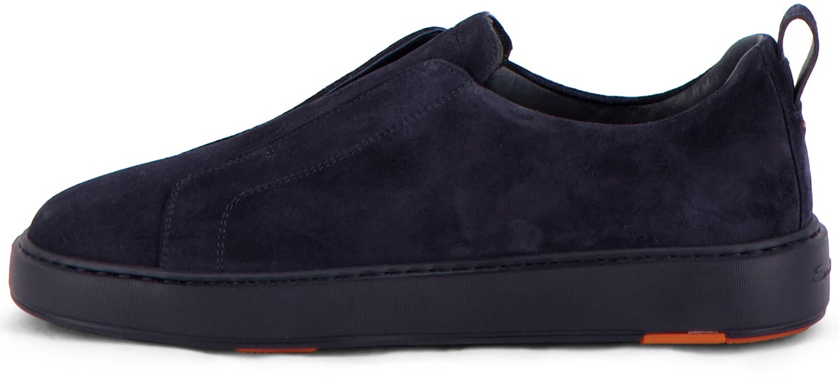 Santoni Sneaker Blauw Blauw
